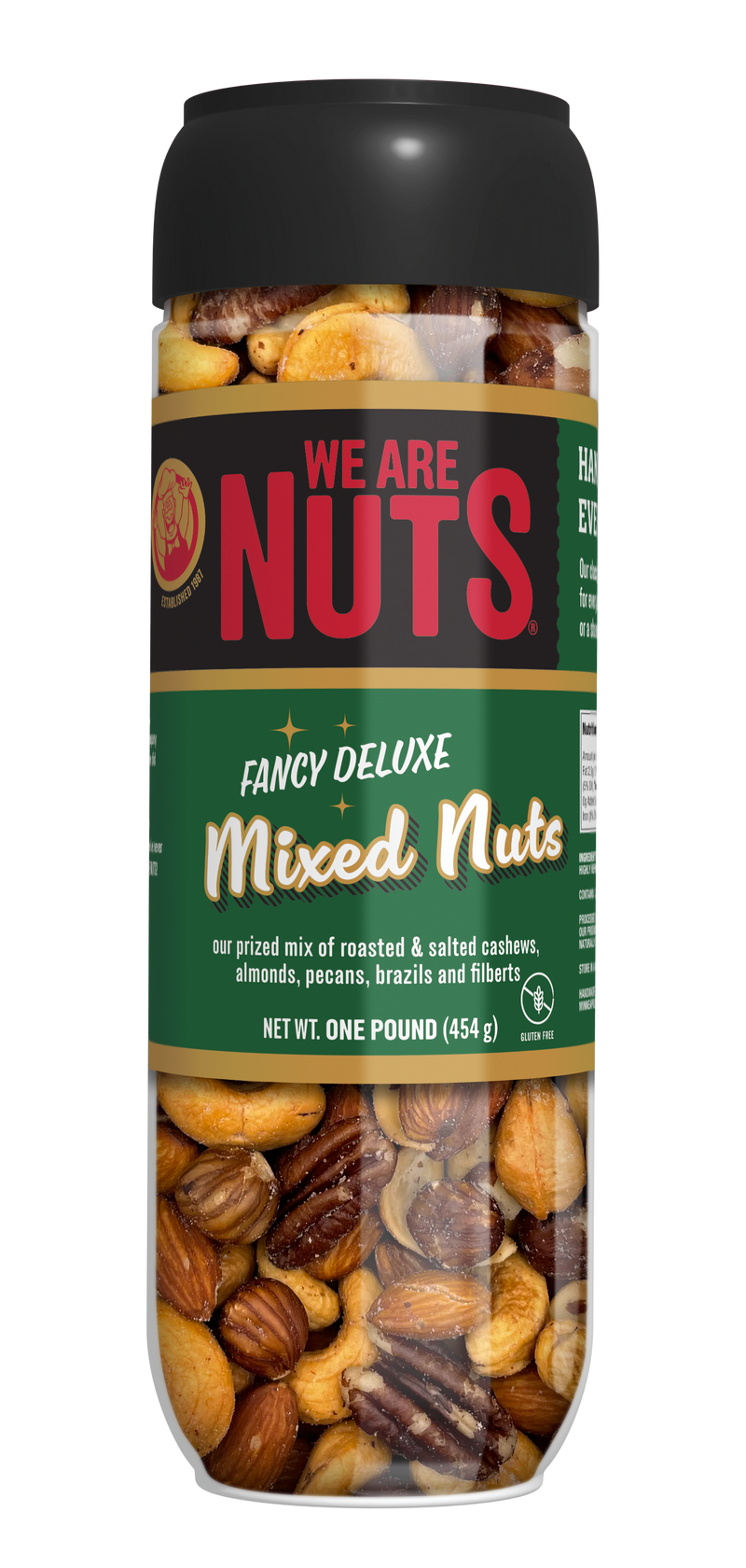 Fancy Deluxe Mixed Nuts Tall Jar (16 oz)-Nuts-We Are Nuts!