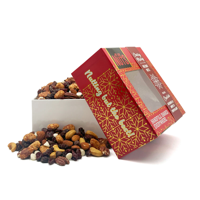 Cherry Merry Holiday Nuts 14oz Gift Box-We Are Nuts!