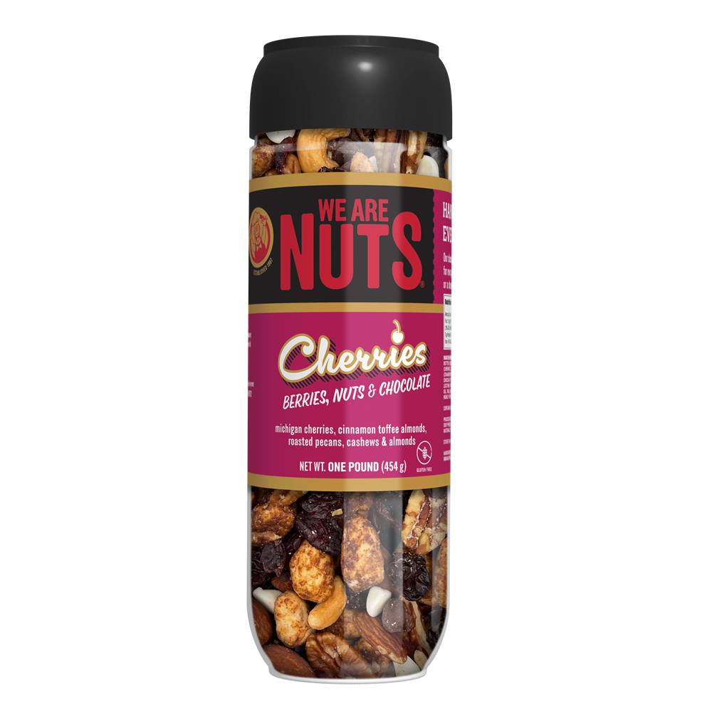 Cherries, Berries, Nuts & Chocolate-Specialty Snack Mixes-We Are Nuts!