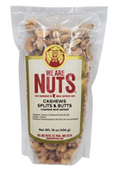 Cashew Splits & Butts Roasted & Salted (16 oz)-Nuts & Seeds-We Are Nuts!