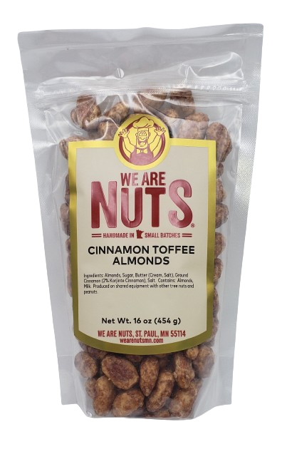 Cinnamon Toasted Toffee Almonds (16 oz)-Nuts-We Are Nuts!