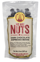 Dark Chocolate Covered Espresso Beans (8 oz)-Chocolate, Yogurt, & Pretzels-We Are Nuts!