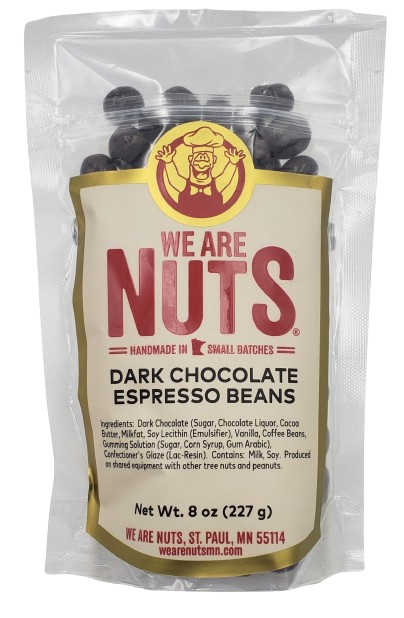 Dark Chocolate Covered Espresso Beans (8 oz)-Nuts-We Are Nuts!