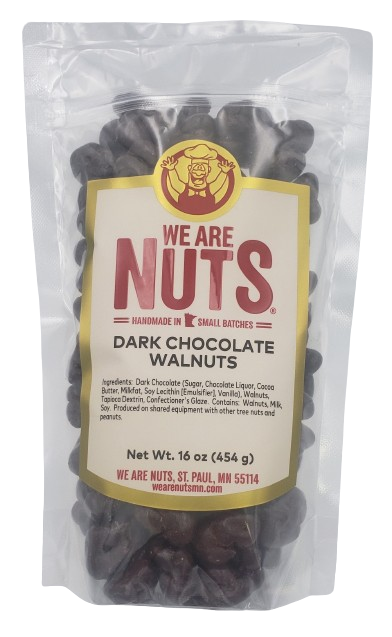 Dark Chocolate Covered Walnuts (16 oz)-Nuts-We Are Nuts!