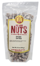 Dates - Diced Dextrose Coated (16 oz)-Dried Fruits-We Are Nuts!
