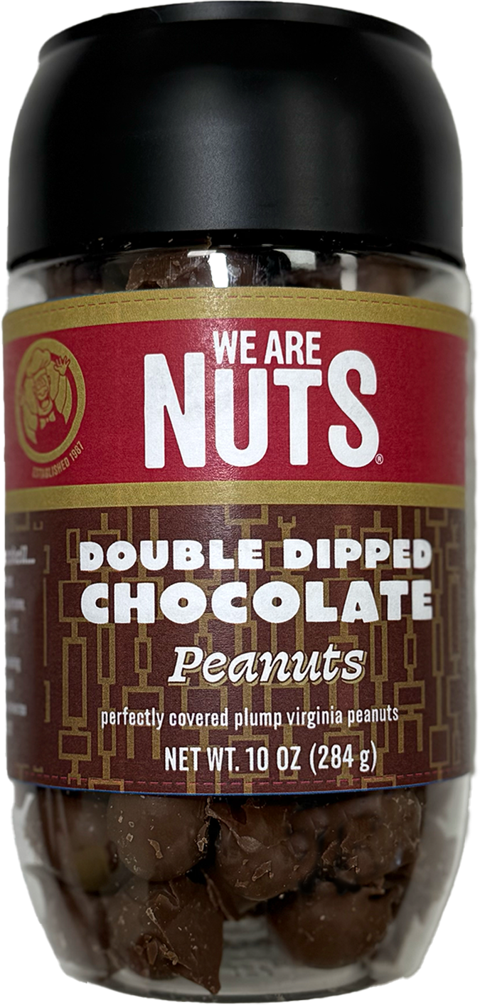 Double Dipped Chocolate Peanuts-Chocolate, Yogurt, & Pretzels-We Are Nuts!