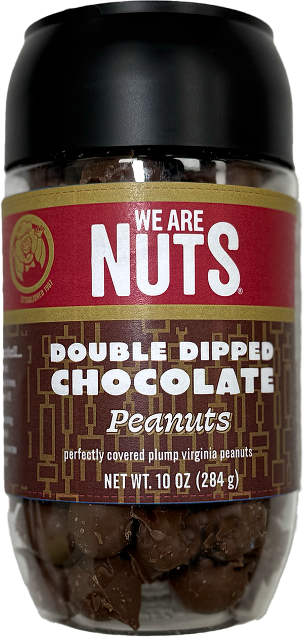 Double Dipped Chocolate Peanut Butter Peanuts-Chocolate, Yogurt, & Pretzels-We Are Nuts!