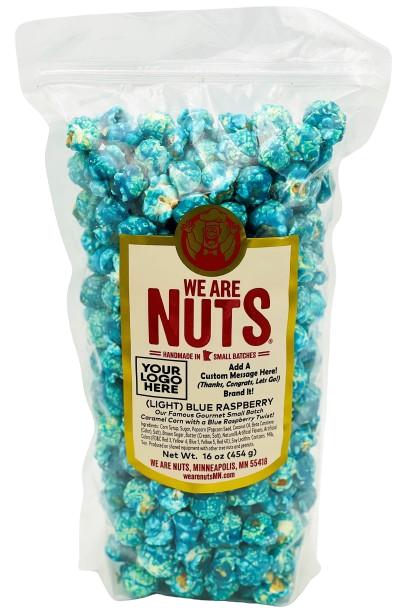 Fruit Flavored Gourmet Caramel Corn: (LIGHT) BLUE RASPBERRY (BULK) 5LBS!-Nuts-We Are Nuts!