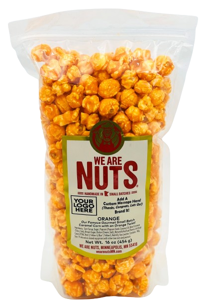 Fruit Flavored Gourmet Caramel Corn: ORANGE (BULK) 5LBS!-Nuts-We Are Nuts!