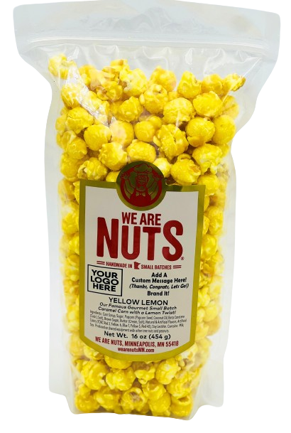 Fruit Flavored Gourmet Caramel Corn: YELLOW LEMON (BULK) 5LBS!-Nuts-We Are Nuts!