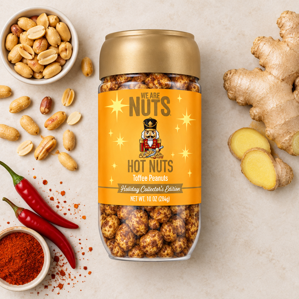 Hot Nuts Toffee Holiday Collector's Edition Peanuts-Toffee Nuts-We Are Nuts!