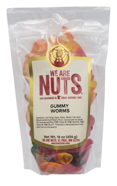 Gummy Worms (16 oz)-Nuts-We Are Nuts!