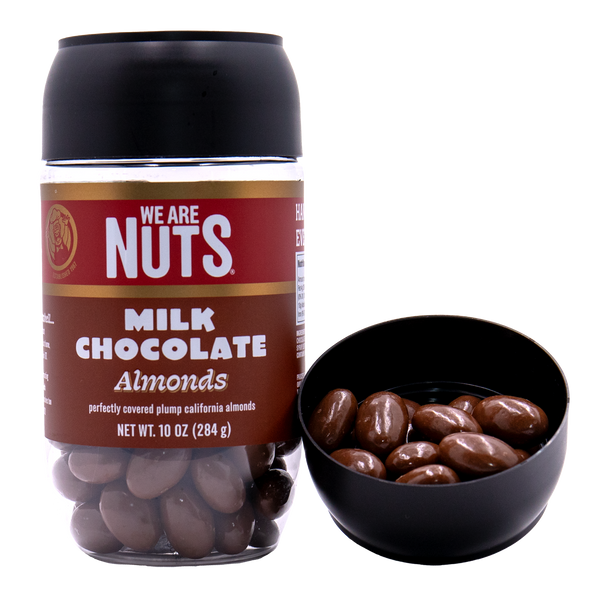 Milk Chocolate Covered Almonds (10 oz)-Chocolate, Yogurt, & Pretzels-We Are Nuts!