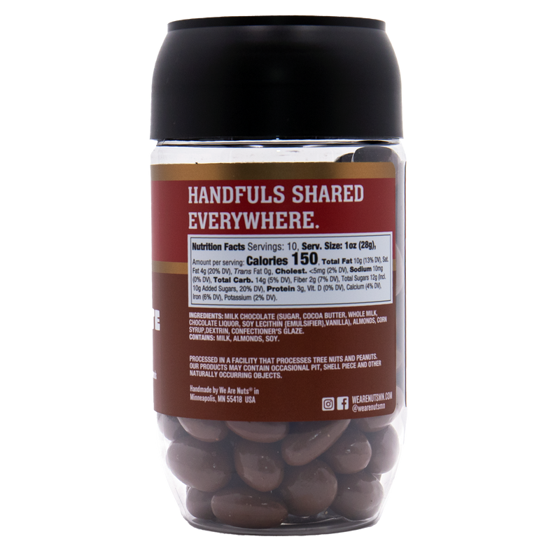 Milk Chocolate Covered Almonds (10 oz)-Chocolate, Yogurt, & Pretzels-We Are Nuts!