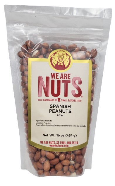 Raw Spanish Peanuts (16 oz)-Nuts-We Are Nuts!