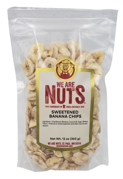 Banana Chips Sweetened (16 oz)-Dried Fruit-We Are Nuts!