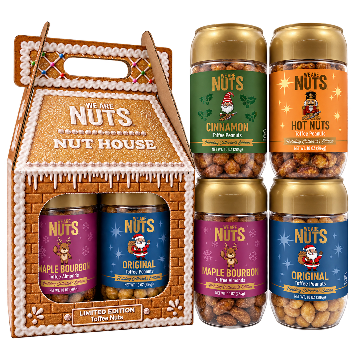 Gingerbread Toffee Nuts Nut House-Gift-We Are Nuts!