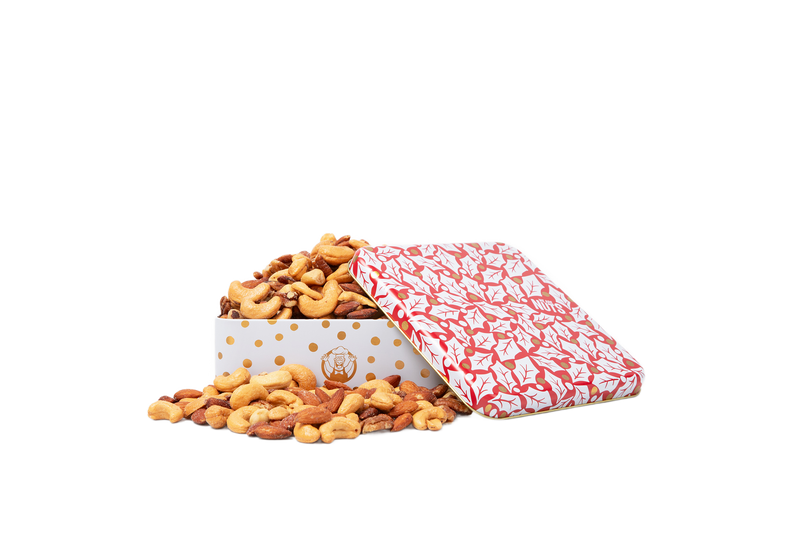 Fancy Deluxe Mixed Nuts Gift Tin-Gift Tins-We Are Nuts!
