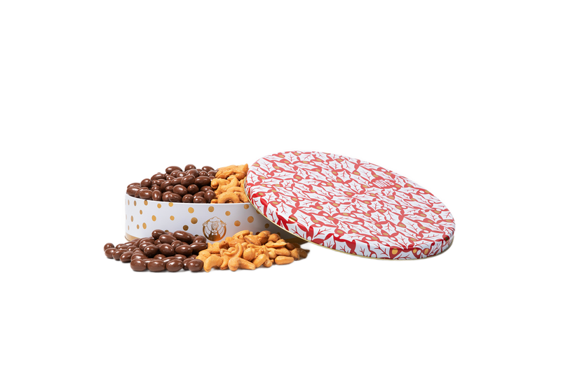 The Big Split Gift Tin (40 oz)-Gift Tins-We Are Nuts!