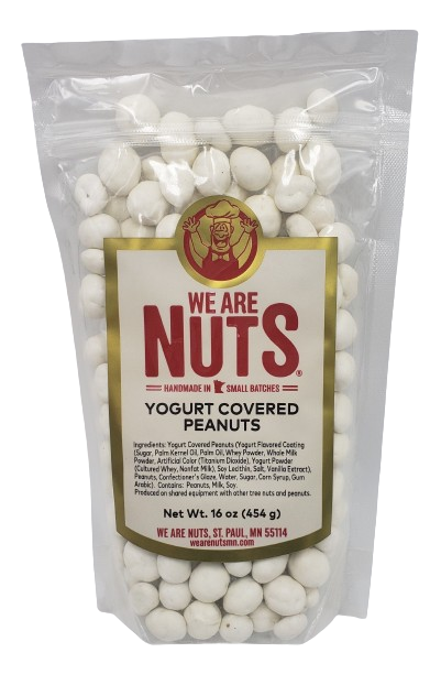 Yogurt Covered Peanuts (16 oz)-Nuts-We Are Nuts!