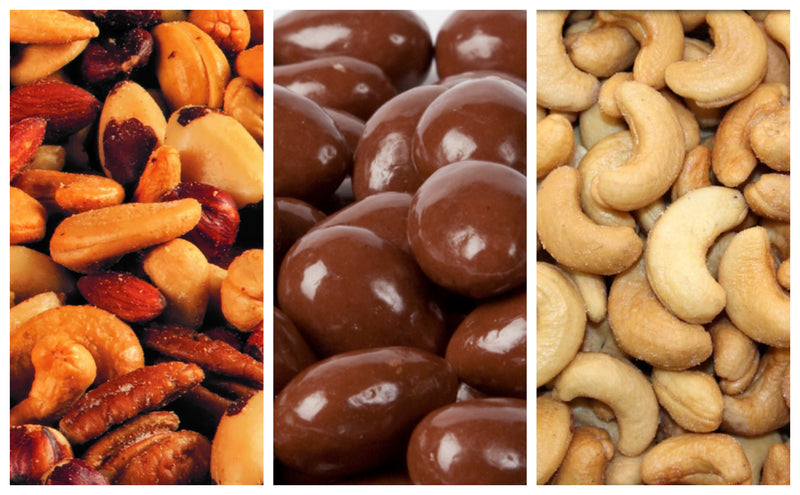 pick from 3 types of nuts
