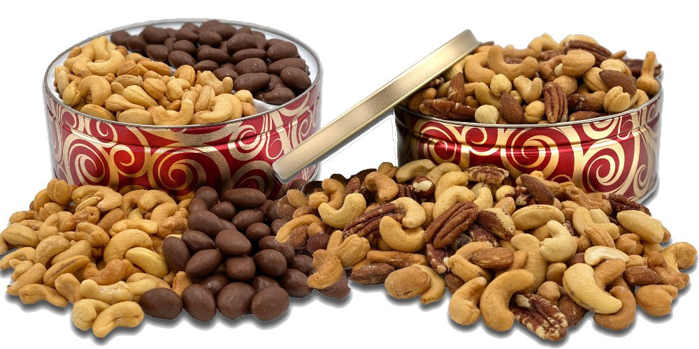 Holiday tin nuts