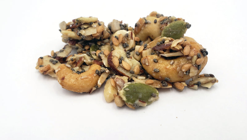 Blueberry Almond Grain-Free Sugar Free Granola (11 oz)-Signature Trail Mixes-We Are Nuts!
