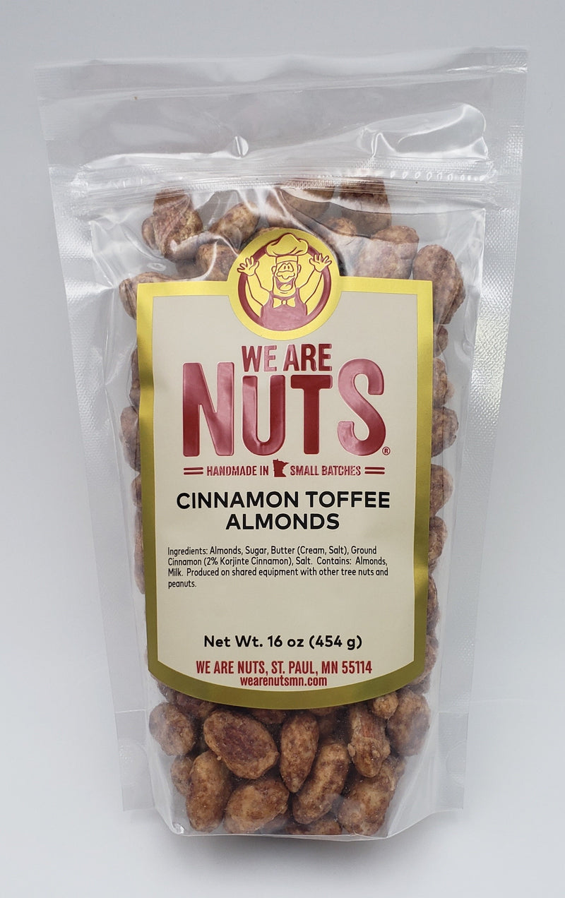 Cinnamon Toasted Toffee Almonds (16 oz)-Nuts-We Are Nuts!