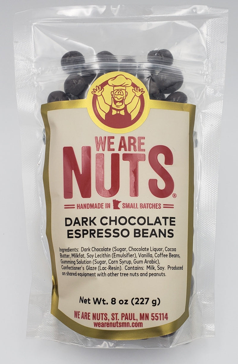 Dark Chocolate Espresso Beans (8 oz)-Nuts-We Are Nuts!