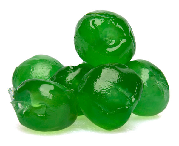 Green Glazed Cherries (16 oz) Seasonal Item-Baking-We Are Nuts!