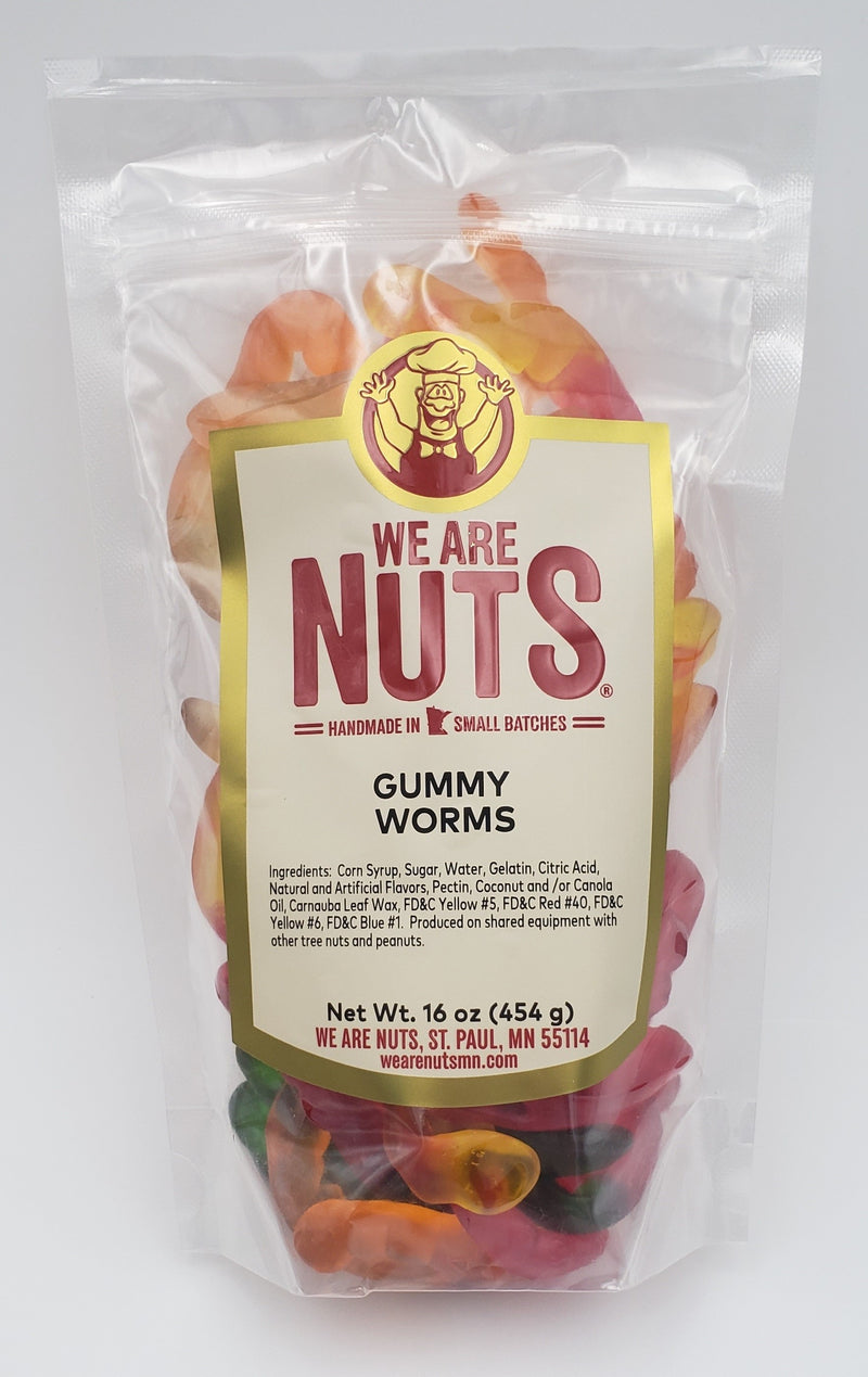 Gummy Worms (16 oz)-Nuts-We Are Nuts!