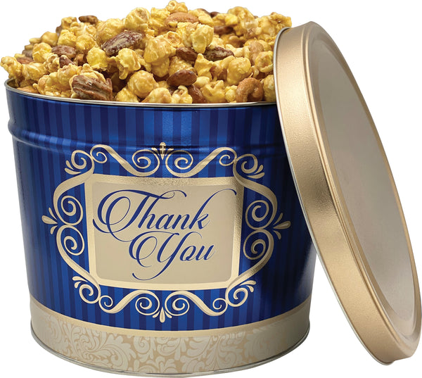 "Thank You" Hokey Pokey Gift Tin (64 oz)-Gift Tins-We Are Nuts!