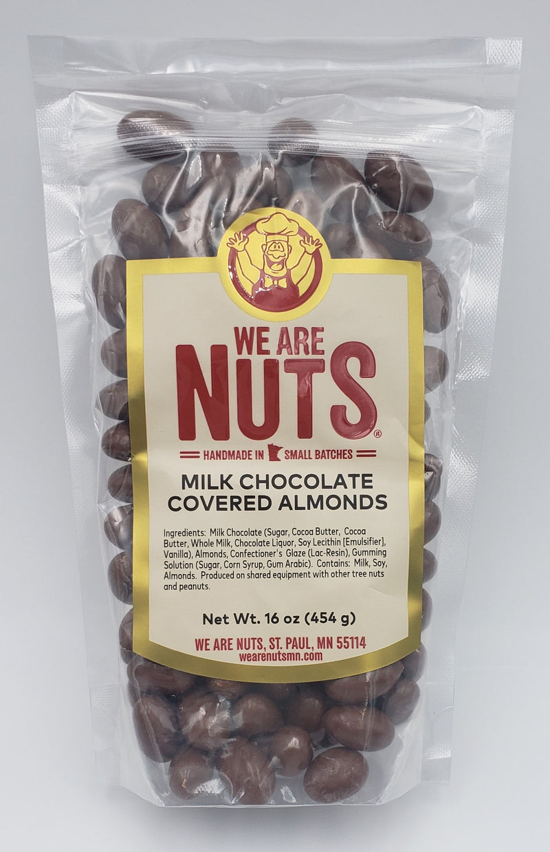 Milk Chocolate Covered Almonds (16 oz)-Nuts-We Are Nuts!