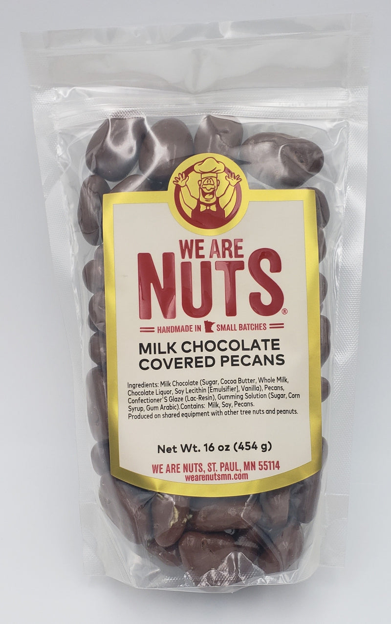Milk Chocolate Covered Pecans (16 oz)-Nuts-We Are Nuts!