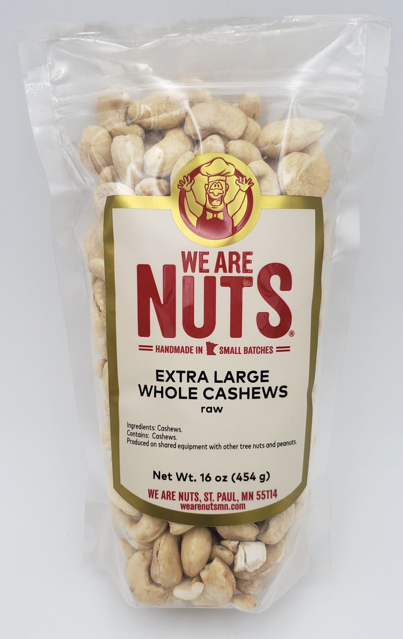 Raw Extra Large Whole Cashews (16 oz)-Nuts-We Are Nuts!