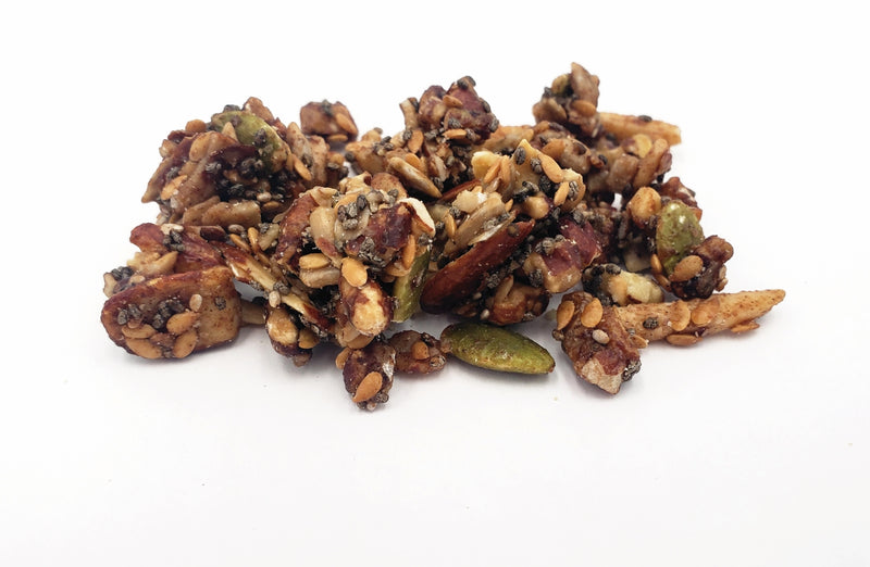 Maple Pecan Grain-Free Sugar Free Granola (11 oz)-Signature Trail Mixes-We Are Nuts!