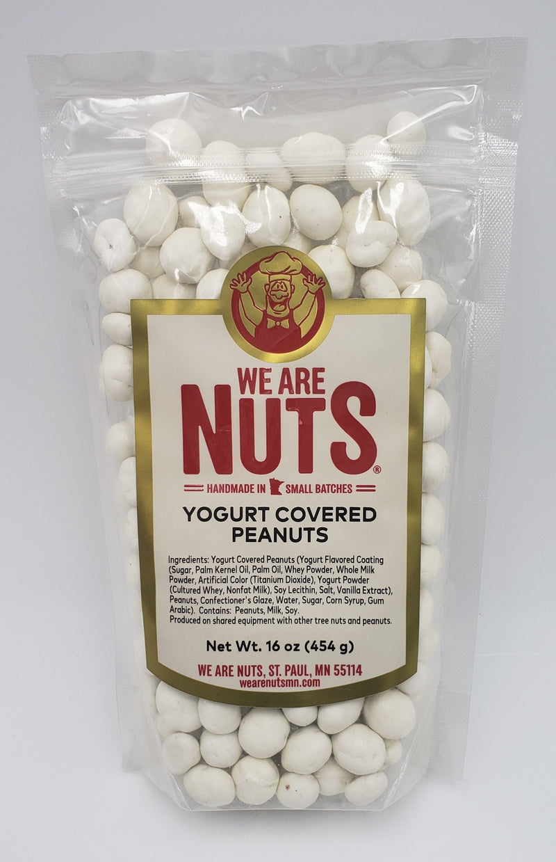 Yogurt Covered Peanuts (16 oz)-Nuts-We Are Nuts!