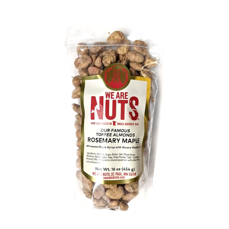 Rosemary Maple Toffee Almonds (16 oz)-Nuts-We Are Nuts!