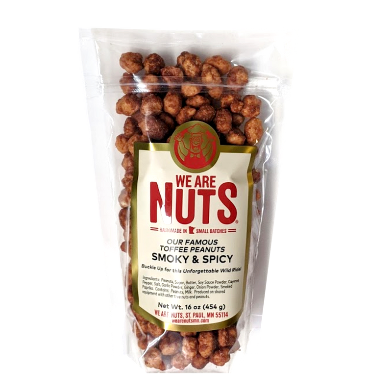 Hot Nuts Toffee Peanuts (16 oz)-Nuts-We Are Nuts!
